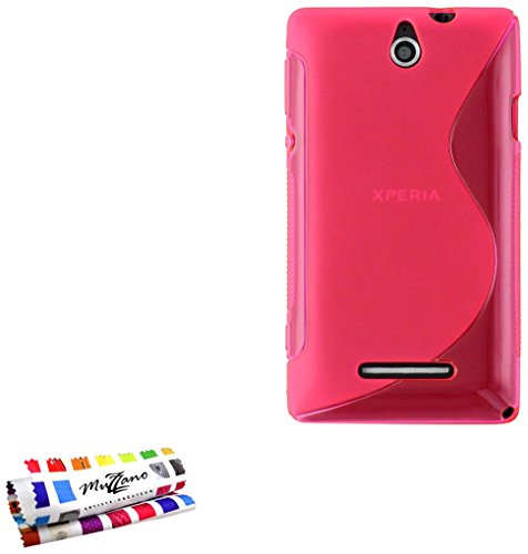 Comprar Muzzano F7174 - Funda para Sony Xperia E, color rosa al mejor precio