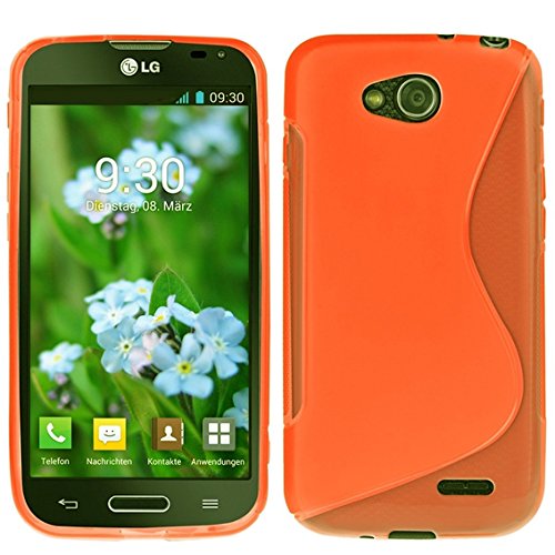 Comprar Bluetrade BT-TPU-LGD405O - Funda TPU tipo S para LG L90 D405, color naranja al mejor precio