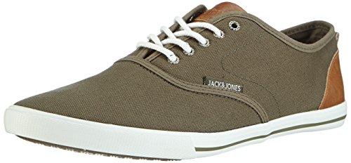 Comprar JACK & JONES Jjspider Urban Canvas Sneaker Olive N - zapatilla deportiva de lona hombre, color verde, talla 42 al mejor precio