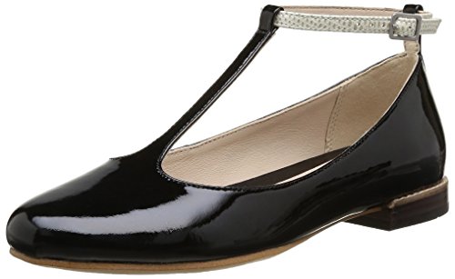Clarks Festival Glee - Bailarinas de cuero para mujer negro negro, color negro, talla 40