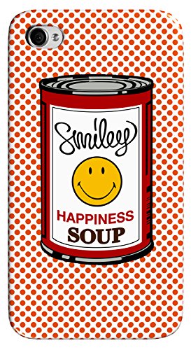 Comprar Case Scenario - Carcasa para Apple iPhone 4/4S, diseño de lata de sopa con cara sonriente al mejor precio