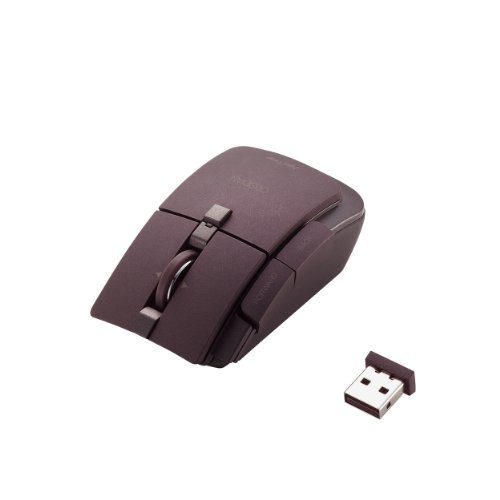 Comprar Elecom 13091 - Ratón láser inalámbrico (5 botones, 2.4 GHz) marrón al mejor precio