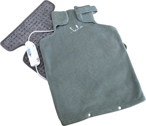 Comprar JATA CTLC- Almohadilla eléctrica cervical espaldera (56 x 39 cm, mando regulador con 3 niveles de calor, funda textil extraíble y lavable) al mejor precio