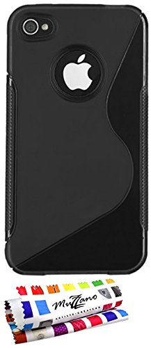 Comprar Muzzano F9S1-900NN8205 - Funda para Apple iPhone 4, color negro al mejor precio