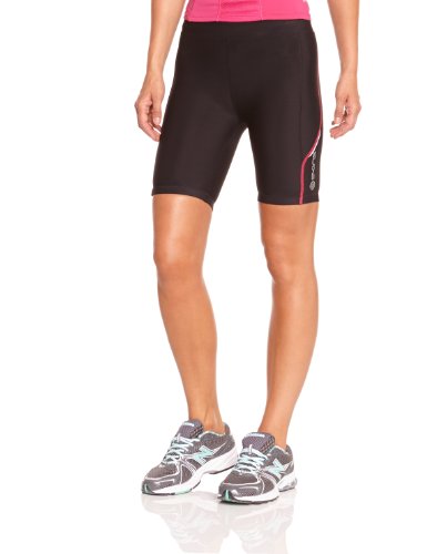 SKINS A200 Shorts Mujer negro/fucsia XL